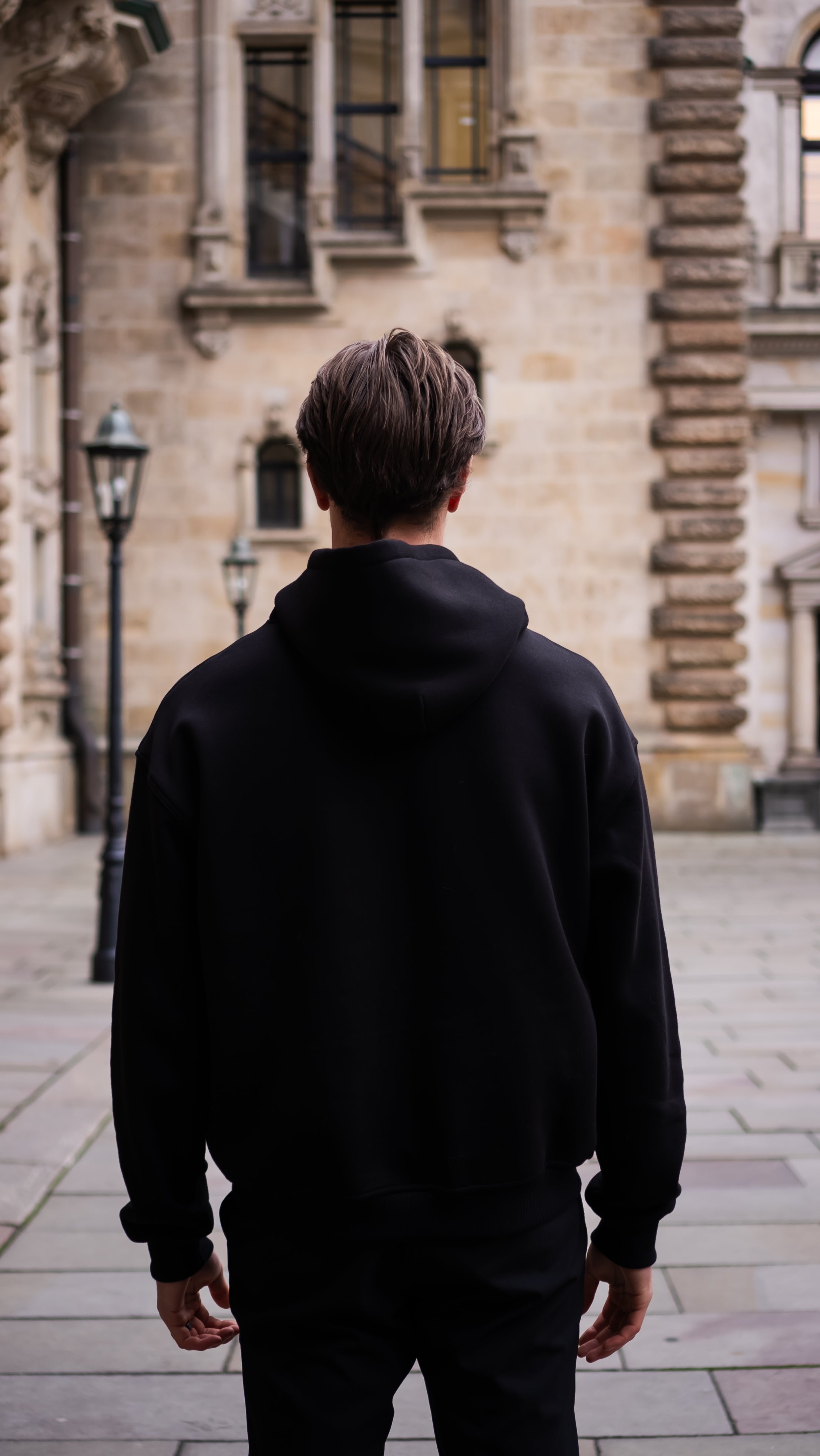 Black Vase Emblem Hoodie